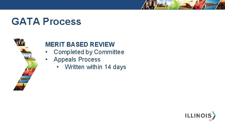 GATA Process MERIT BASED REVIEW • Completed by Committee • Appeals Process • Written