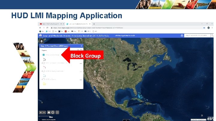 HUD LMI Mapping Application Block Group 25 