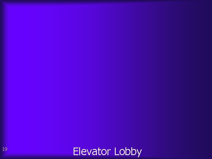 19 Elevator Lobby 