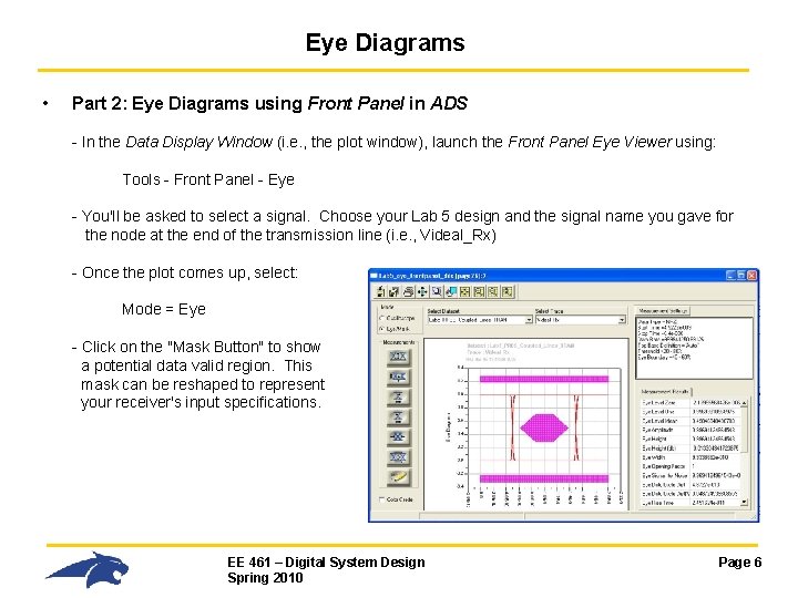 Eye Diagrams • Part 2: Eye Diagrams using Front Panel in ADS - In Eye Diagrams • Part 2: Eye Diagrams using Front Panel in ADS - In