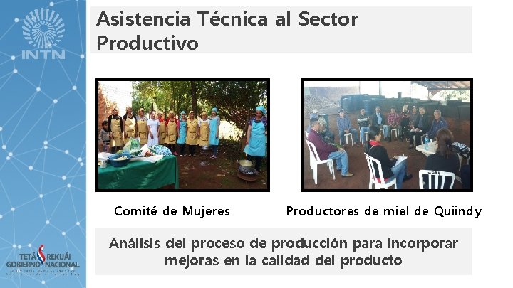 Asistencia Técnica al Sector Productivo Comité de Mujeres Productores de miel de Quiindy Análisis