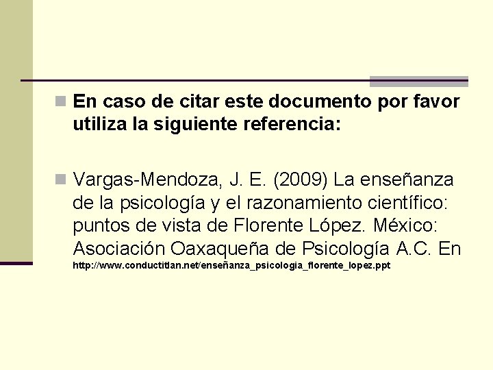 n En caso de citar este documento por favor utiliza la siguiente referencia: n n En caso de citar este documento por favor utiliza la siguiente referencia: n