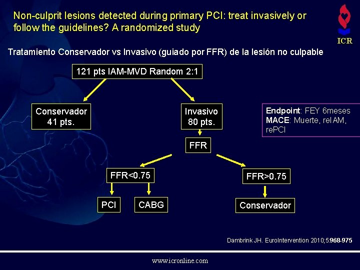 Non-culprit lesions detected during primary PCI: treat invasively or follow the guidelines? A randomized