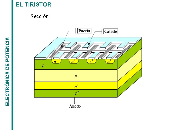 ELECTRÓNICA DE POTENCIA EL TIRISTOR Sección 