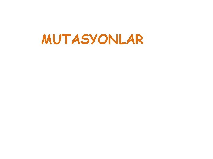 MUTASYONLAR 