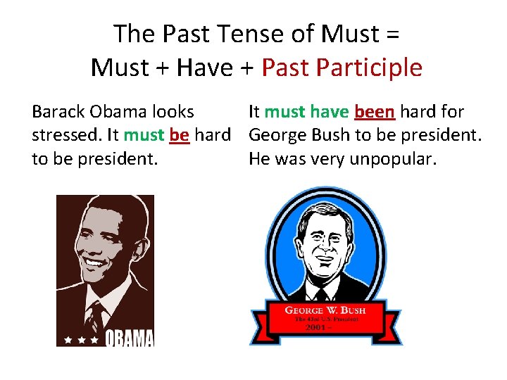 The Past Tense of Must = Must + Have + Past Participle It must The Past Tense of Must = Must + Have + Past Participle It must