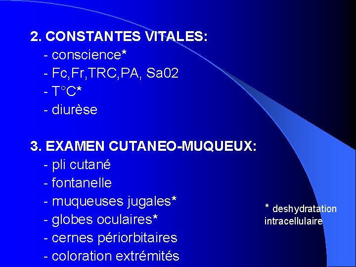 Diarrhee Aigue Du Nourrisson Et De Lenfant Proposition