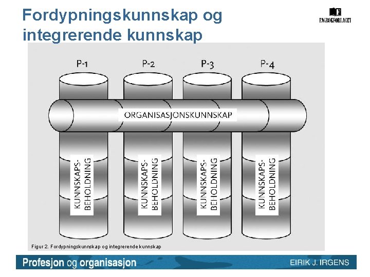Fordypningskunnskap og integrerende kunnskap Figur 2. Fordypningskunnskap og integrerende kunnskap Fordypningskunnskap og integrerende kunnskap Figur 2. Fordypningskunnskap og integrerende kunnskap