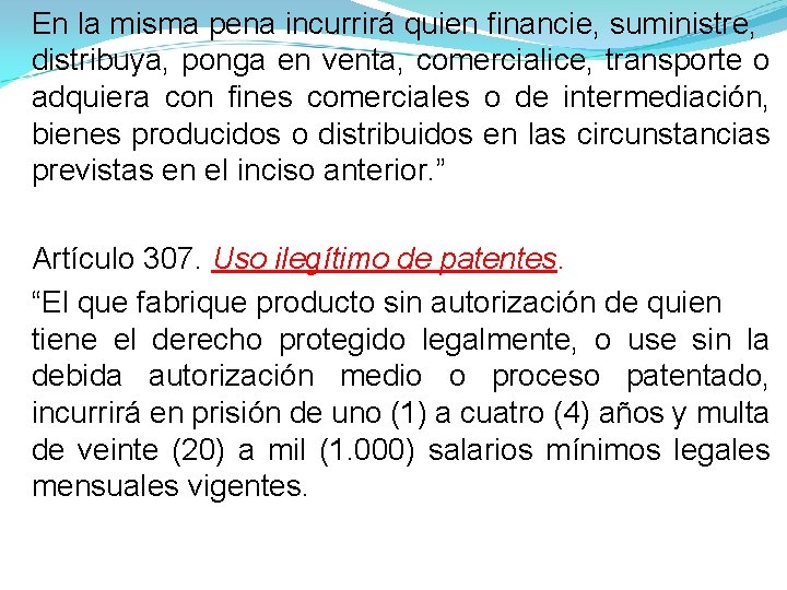 En la misma pena incurrirá quien financie, suministre, distribuya, ponga en venta, comercialice, transporte En la misma pena incurrirá quien financie, suministre, distribuya, ponga en venta, comercialice, transporte