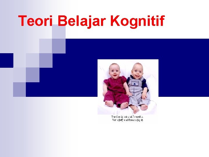 Teori Belajar Kognitif 