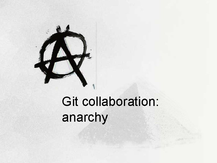 Git collaboration: anarchy 