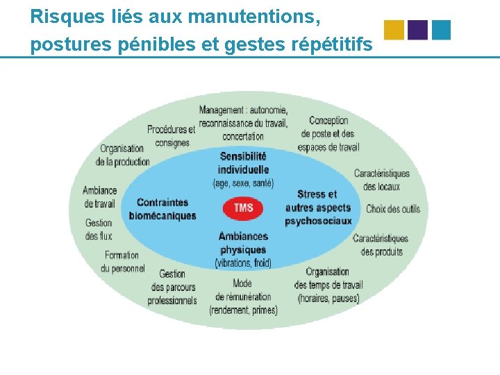 Risques liés aux manutentions, postures pénibles et gestes répétitifs 