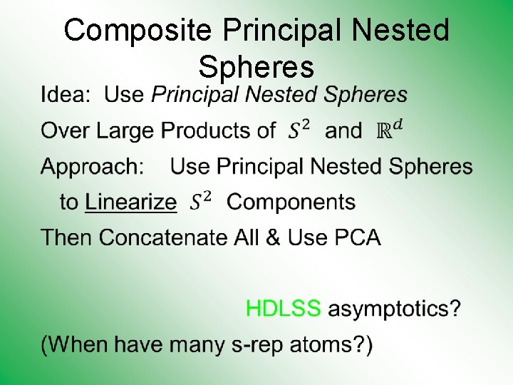 Composite Principal Nested Spheres • 