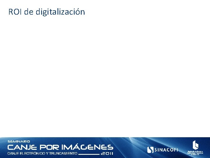 ROI de digitalización 