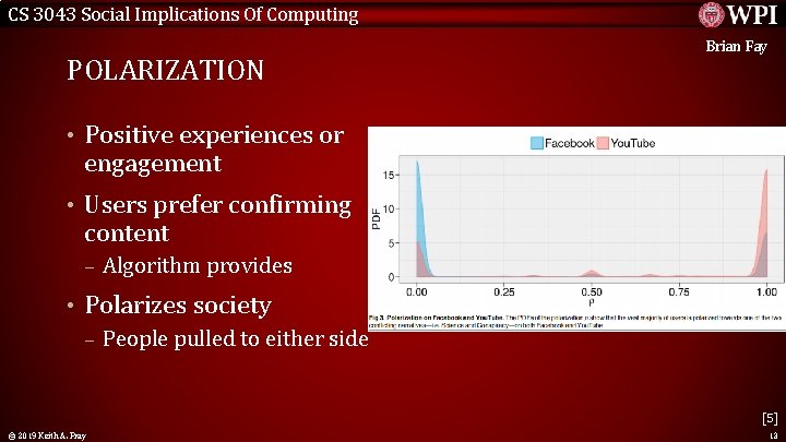 CS 3043 Social Implications Of Computing POLARIZATION Brian Fay • Positive experiences or engagement