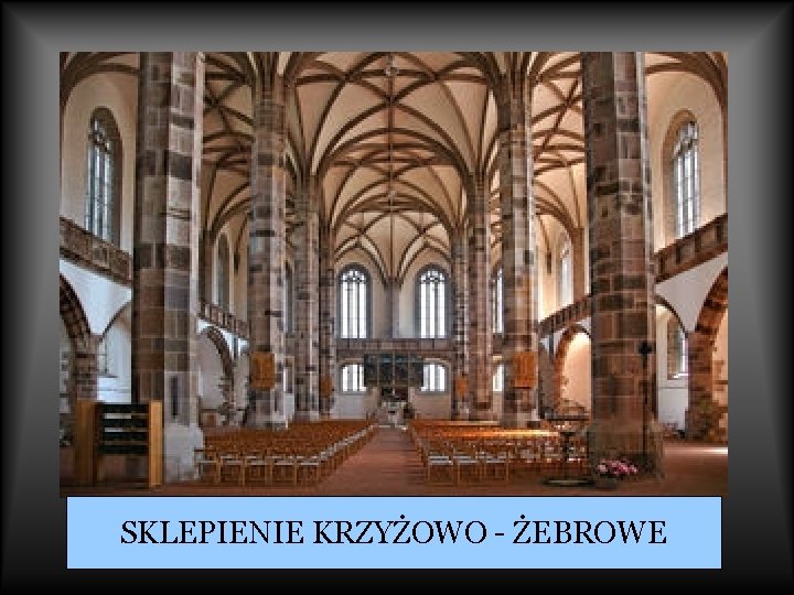 SKLEPIENIE KRZYŻOWO - ŻEBROWE 