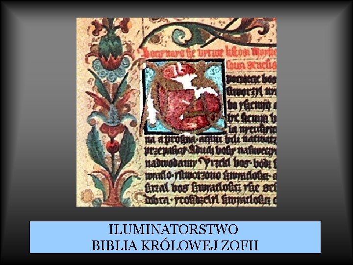 ILUMINATORSTWO BIBLIA KRÓLOWEJ ZOFII 