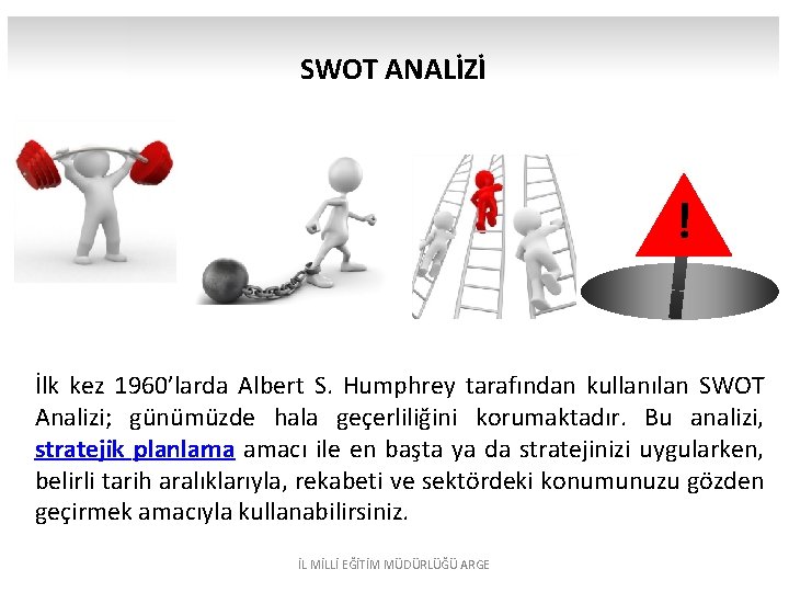 SWOT ANALİZİ ! İlk kez 1960’larda Albert S. Humphrey tarafından kullanılan SWOT Analizi; günümüzde