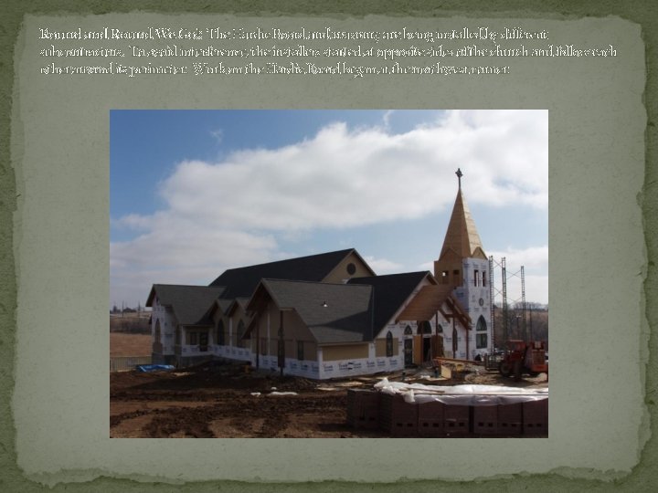 Round and Round We Go!: The Hardie Board and masonry are being installed by