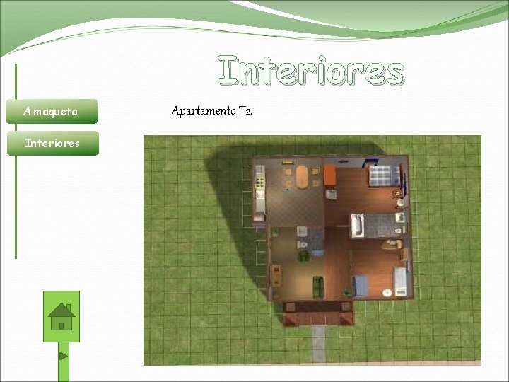 Interiores A maqueta Interiores Apartamento T 2: 