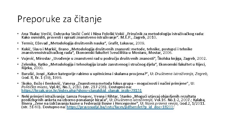 Preporuke za čitanje • Ana Tkalac Verčić, Dubravka Sinčić Ćorić i Nina Pološki Vokić