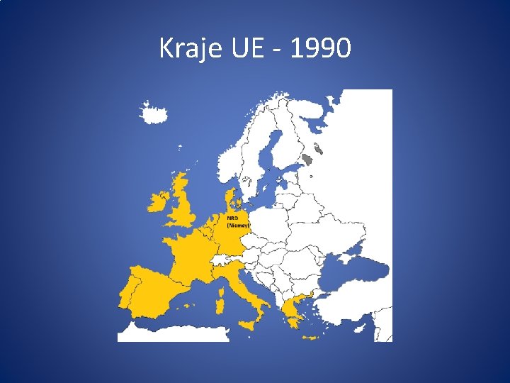 Kraje UE - 1990 