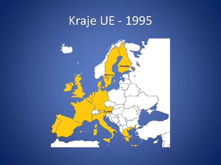 Kraje UE - 1995 
