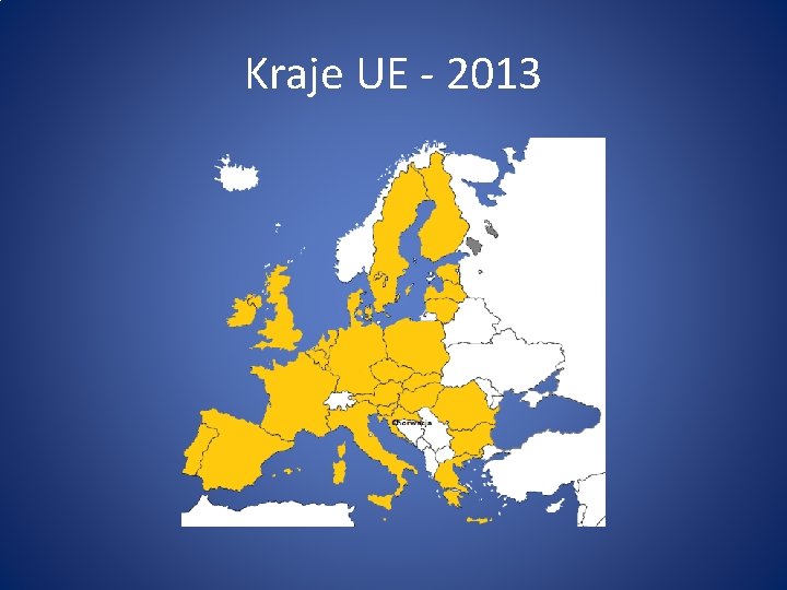 Kraje UE - 2013 