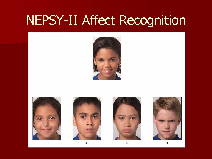 NEPSY-II Affect Recognition 