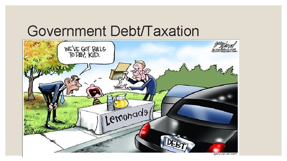 Government Debt/Taxation 
