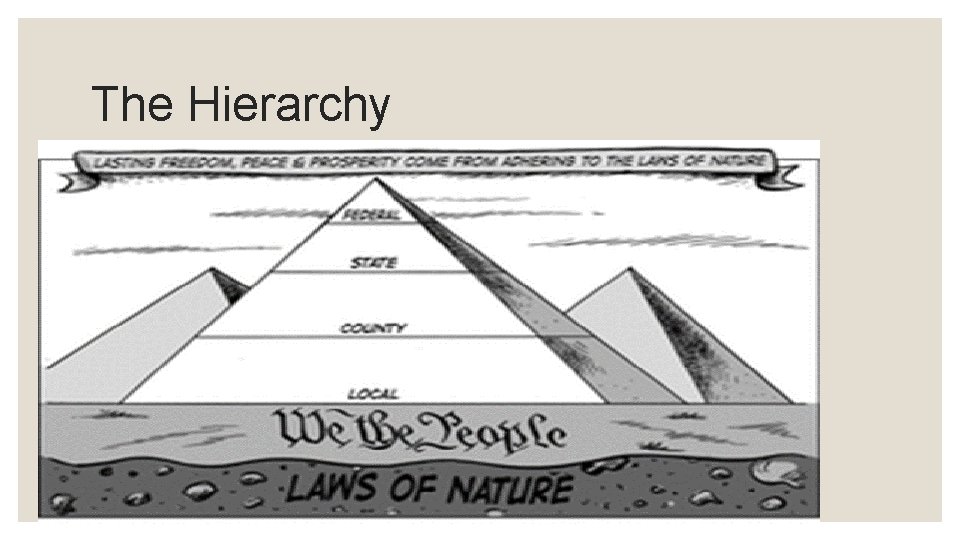 The Hierarchy 