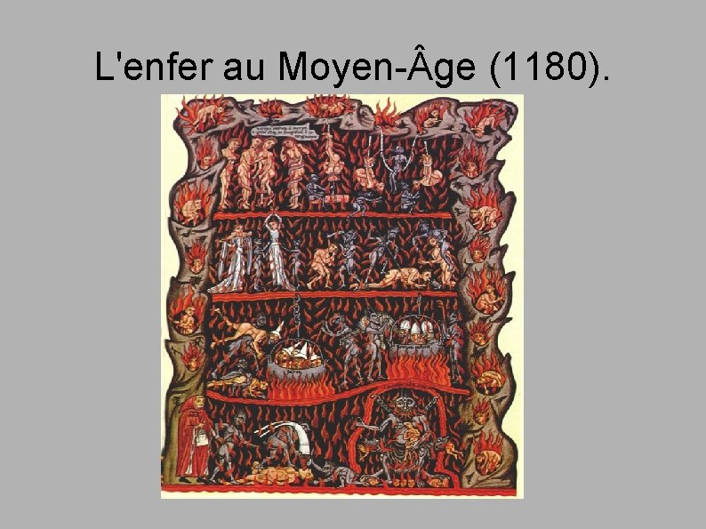 L'enfer au Moyen- ge (1180). 