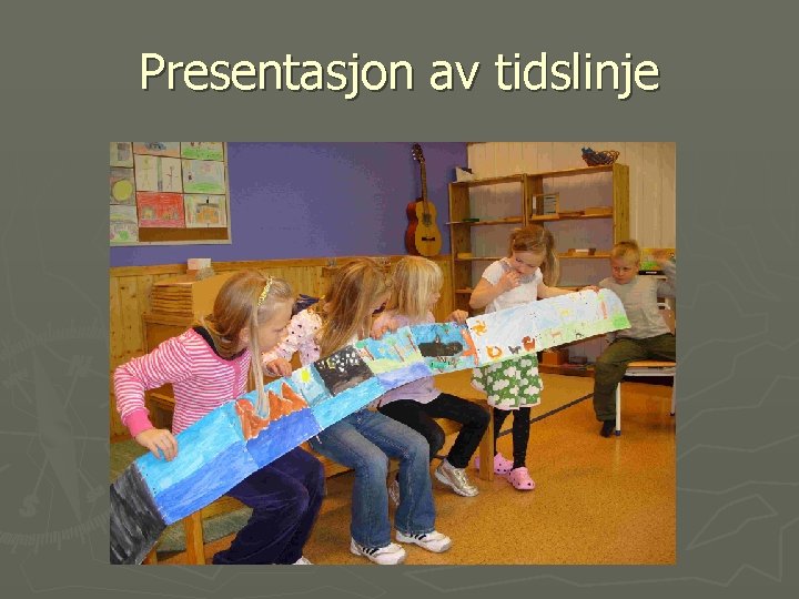 Presentasjon av tidslinje 