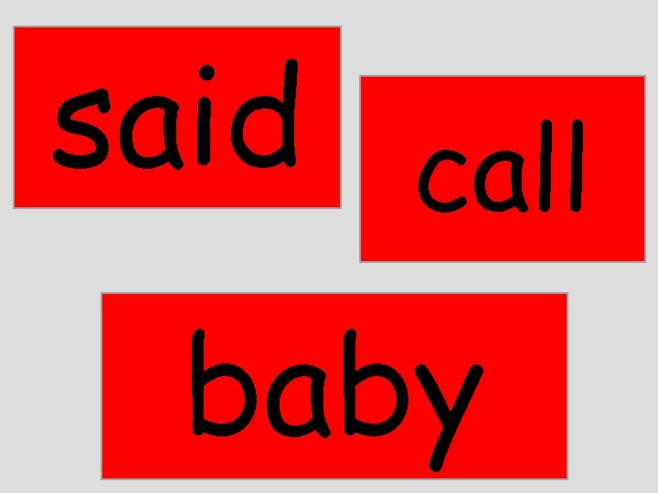 said call baby 