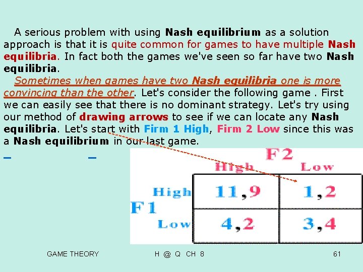 A serious problem with using Nash equilibrium as a solution approach is that A serious problem with using Nash equilibrium as a solution approach is that