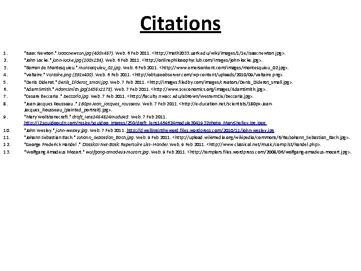 Citations 1. 2. 3. 4. 5. 6. 7. 8. 9. 10. 11. 12. 13.