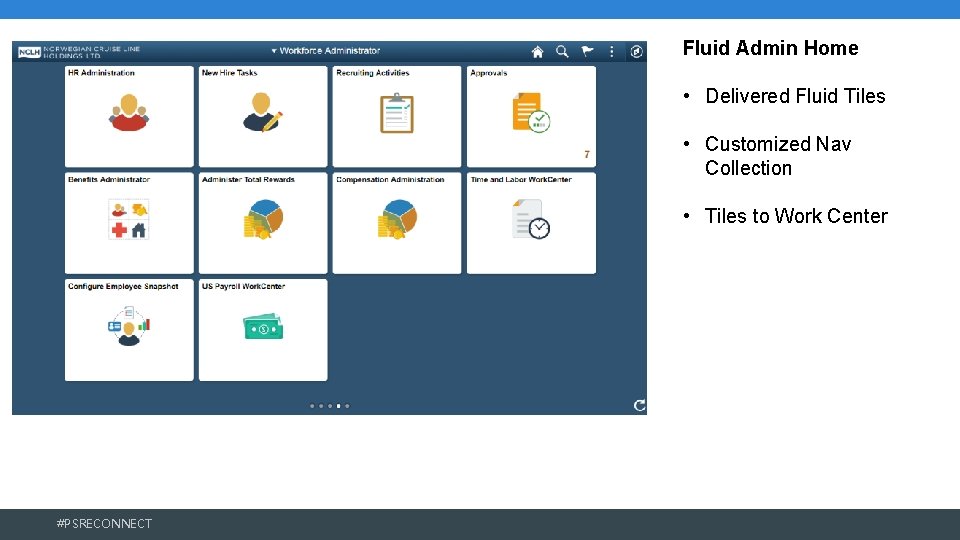 Fluid Admin Home • Delivered Fluid Tiles • Customized Nav Collection • Tiles to Fluid Admin Home • Delivered Fluid Tiles • Customized Nav Collection • Tiles to