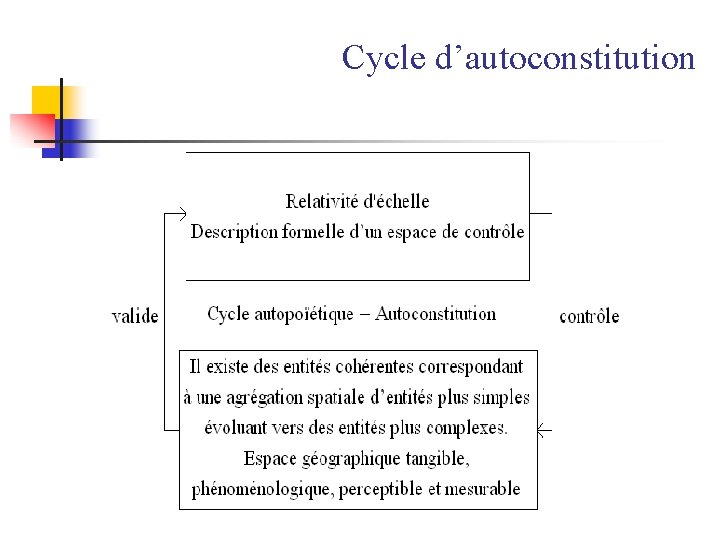 Cycle d’autoconstitution 