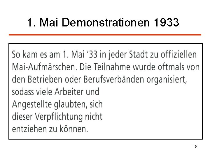 1. Mai Demonstrationen 1933 18 