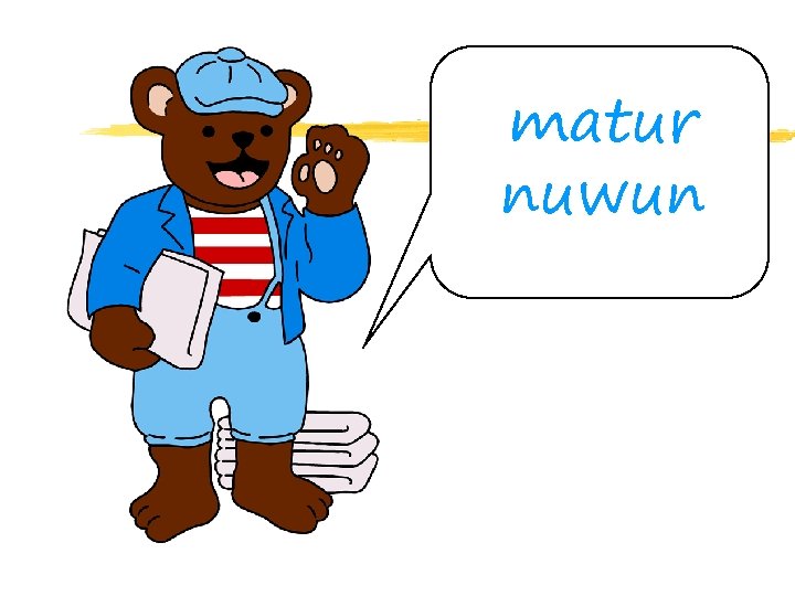 matur nuwun matur nuwun
