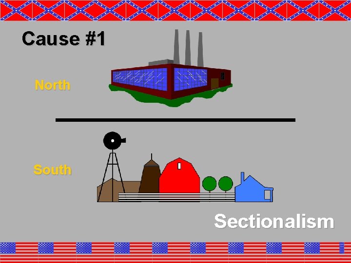 Cause #1 North South Sectionalism 