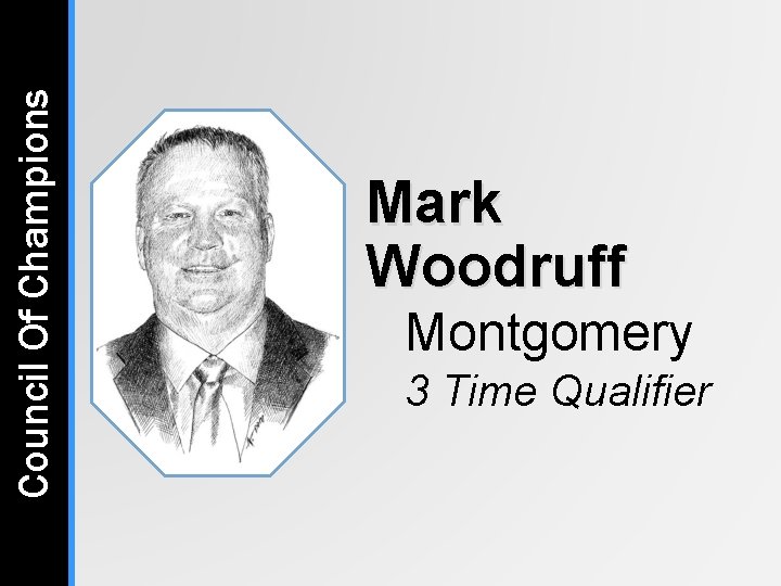 Council Of Champions Mark Woodruff Montgomery 3 Time Qualifier Council Of Champions Mark Woodruff Montgomery 3 Time Qualifier