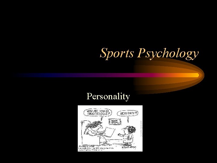 Sports Psychology Personality 