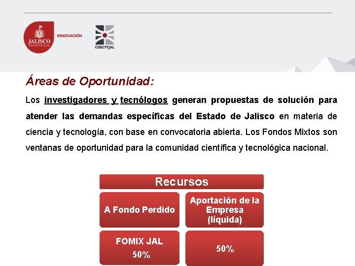 Áreas de Oportunidad: Los investigadores y tecnólogos generan propuestas de solución para atender las