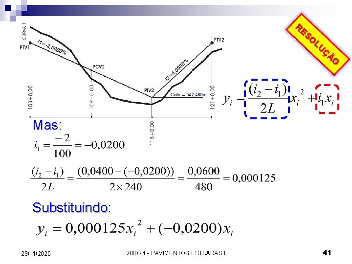 RE SO LU ÇÃ O Mas: Substituindo: 29/11/2020 200794 - PAVIMENTOS ESTRADAS I 41