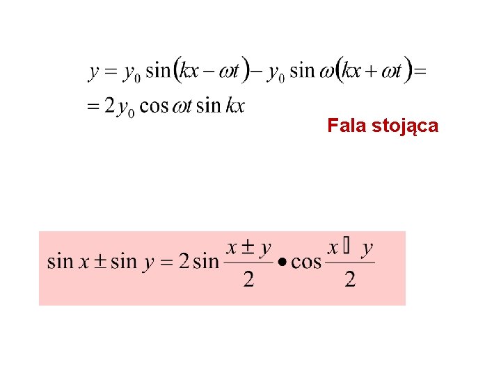 Fala stojąca 