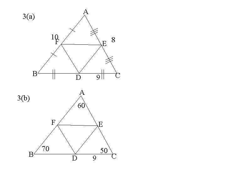 A 3(a) 10 F B E D C 9 A 3(b) 60 F B A 3(a) 10 F B E D C 9 A 3(b) 60 F B