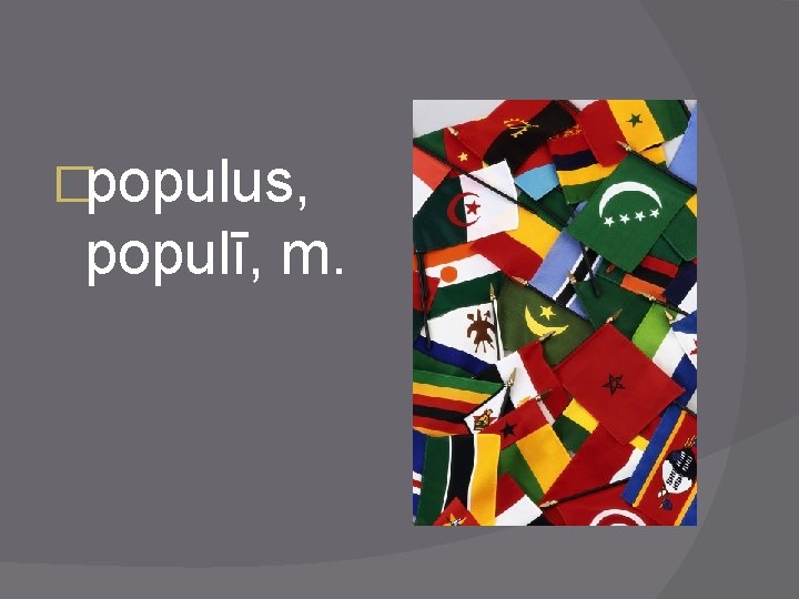 �populus, populī, m. 