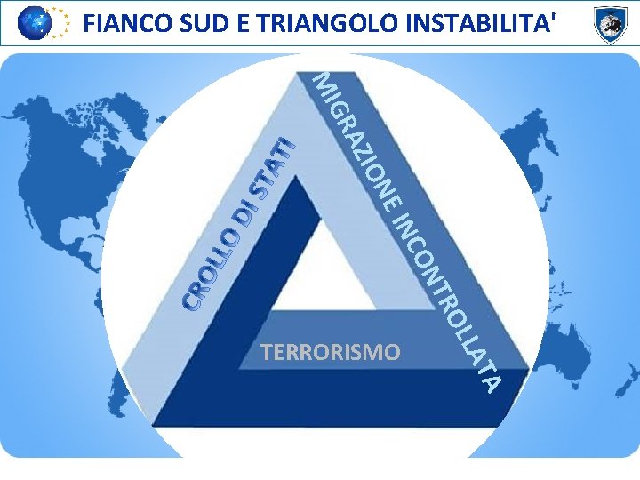 FIANCO SUD E TRIANGOLO INSTABILITA' L RO NT CO E IN ION AZ GR