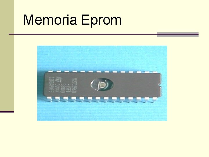 Memoria Eprom 